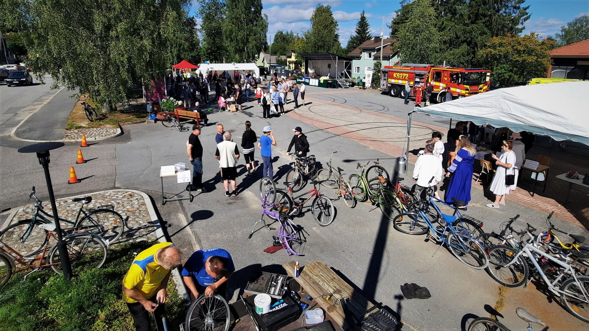 Ukrainan Tukitori Pihtiputaalla – Ukrainan tukijoita paljon liikkeellä