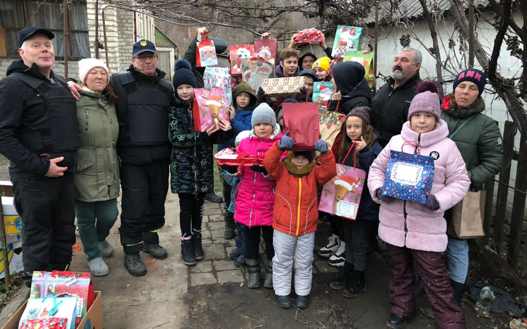 Pikamatka Ukrainaan vaihtui avustusmatkaksi etulinjan Kupjanskiin